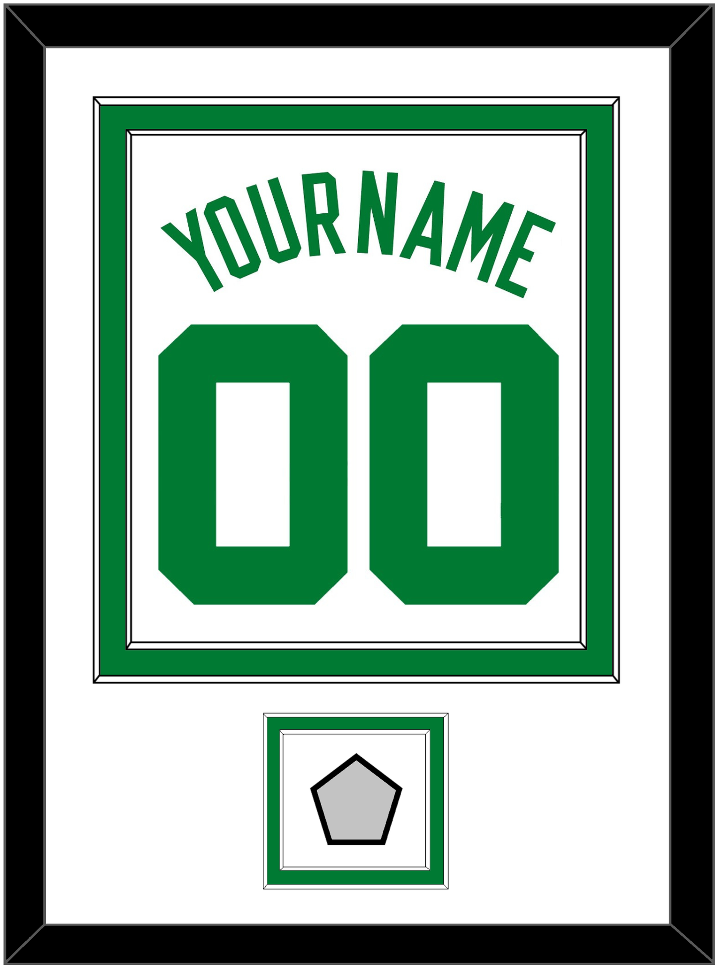 Boston Name & Number With Trophy Patch - Home White (1972-2018) - Signature Tier 1