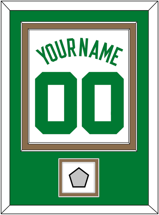 Boston Name & Number With Champions Patch - Home White (1972-2018) - Signature Tier 2