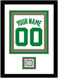 Boston Name & Number With Finals Patch - White Association - Triple Mat 1