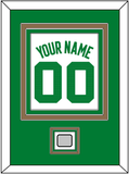 Boston Name & Number With Finals Patch - White Association - Triple Mat 2