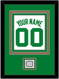 Boston Name & Number With Finals Patch - White Association - Triple Mat 2
