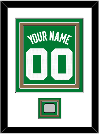 Boston Name & Number With Finals Patch - Green Icon - Premier Tier 1
