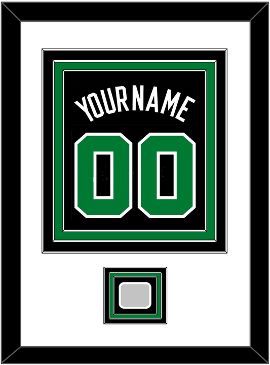 Boston Name & Number With Trophy Patch - Black Statement - Premier Tier 1