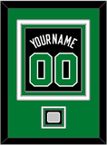 Boston Name & Number With Trophy Patch - Black Statement - Triple Mat 2