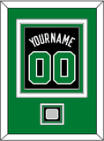 Boston Name & Number With Trophy Patch - Black Statement - Triple Mat 2