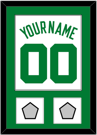 Boston Name & Number With 2 Trophy Patches - Home White (1972-2018) - Essential Tier 1