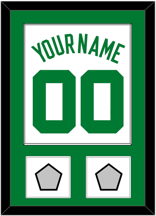 Boston Name & Number With 2 Trophy Patches - Home White (1972-2018) - Essential Tier 1