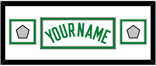 Boston Name & 2 Trophy Patches - Home White (1972-2018) - Signature Tier 2