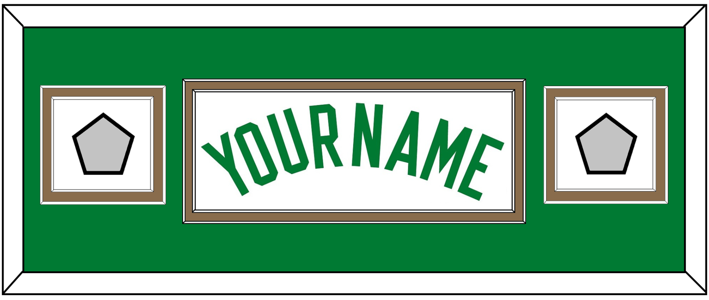 Boston Name & 2 Trophy Patches - Home White (1972-2018) - Signature Tier 4