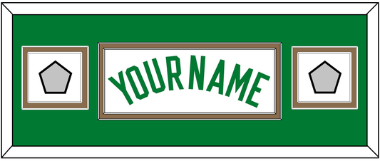 Boston Name & 2 Trophy Patches - Home White (1972-2018) - Signature Tier 4