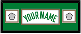 Boston Name & 2 Trophy Patches - Home White (1972-2018) - Double Mat 4