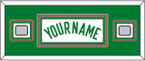 Boston Name & 2 Trophy Patches - Home White (1972-2018) - Triple Mat 4