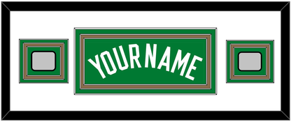 Boston Name & 2 Trophy Patches - Road Green (1972-2018) - Premier Tier 2
