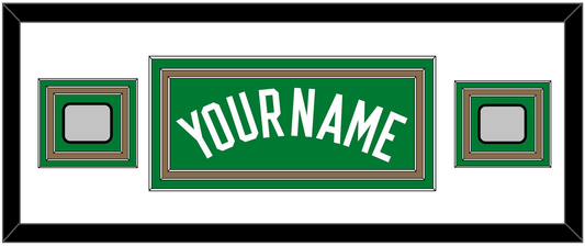 Boston Name & 2 Trophy Patches - Road Green (1972-2018) - Premier Tier 2