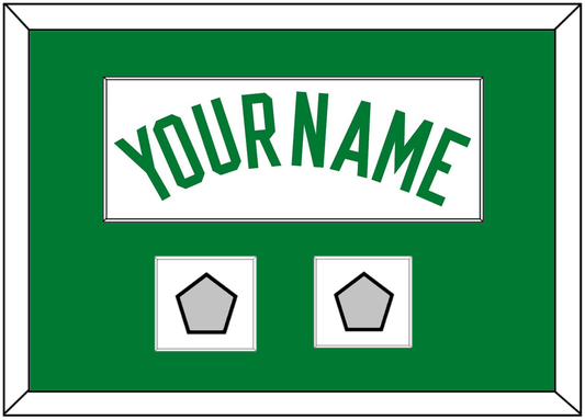 Boston Name & 2 Trophy Patches - Home White (1972-2018) - Essential Tier 1