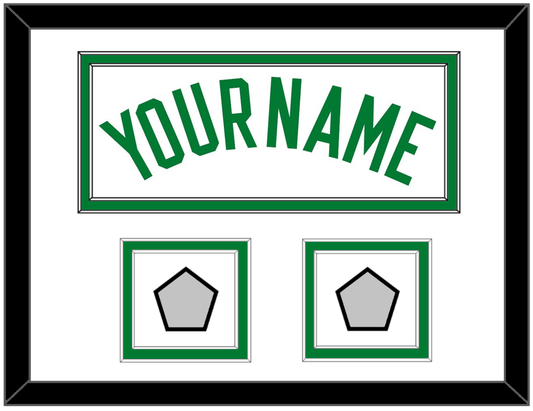 Boston Name & 2 Trophy Patches - Home White (1972-2018) - Signature Tier 1