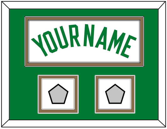 Boston Name & 2 Trophy Patches - Home White (1972-2018) - Signature Tier 3