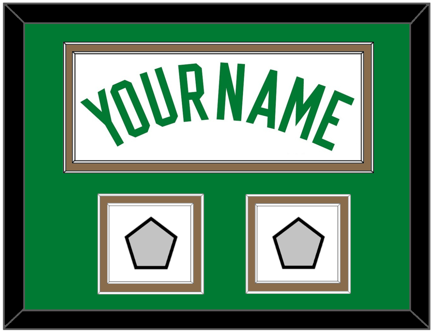 Boston Name & 2 Trophy Patches - Home White (1972-2018) - Signature Tier 3