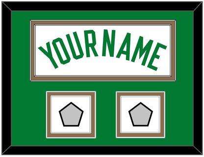 Boston Name & 2 Trophy Patches - Home White (1972-2018) - Signature Tier 3