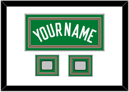 Boston Name & 2 Trophy Patches - Road Green (1972-2018) - Premier Tier 1