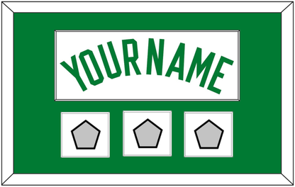 Boston Name & 3 Trophy Patches - Home White (1972-2018) - Essential Tier 1