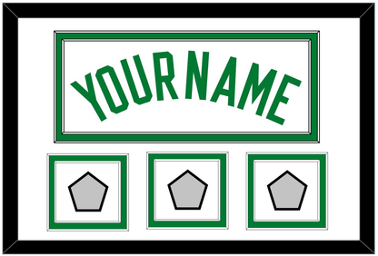 Boston Name & 3 Trophy Patches - Home White (1972-2018) - Signature Tier 1