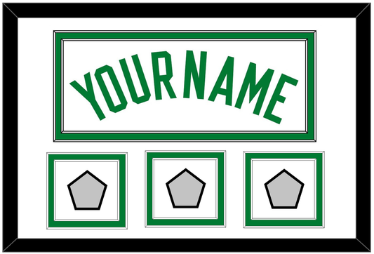Boston Name & 3 Trophy Patches - Home White (1972-2018) - Signature Tier 1