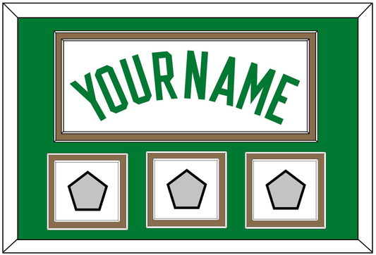 Boston Name & 3 Trophy Patches - Home White (1972-2018) - Signature Tier 2