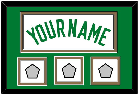 Boston Name & 3 Trophy Patches - Home White (1972-2018) - Signature Tier 2