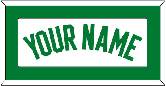 Boston Name - White Association - Single Mat 1