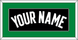 Boston Name - Black Statement - Single Mat 2