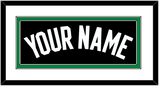 Boston Name - Black Statement - Signature Tier 1