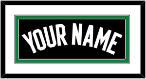 Boston Name - Black Statement - Double Mat 1