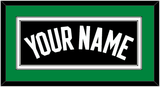 Boston Name - Black Statement - Double Mat 2