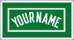 Boston Name - Road Green (1972-2018) - Double Mat 2