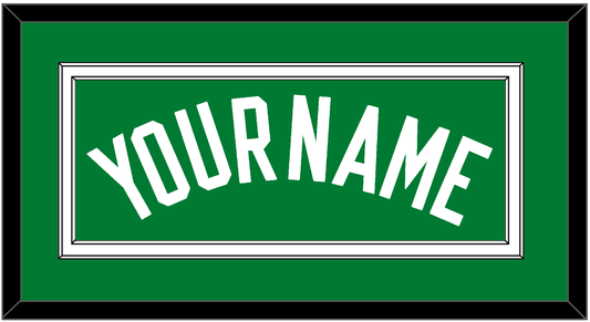 Boston Name - Road Green (1972-2018) - Signature Tier 2