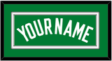 Boston Name - Road Green (1972-2018) - Double Mat 2