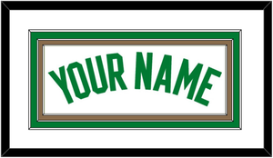 Boston Name - Home White (1972-2018) - Triple Mat 1