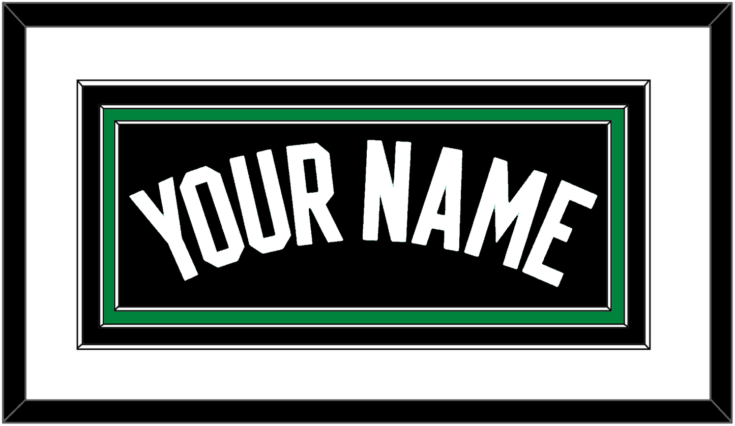 Boston Name - Black Statement - Premier Tier 1