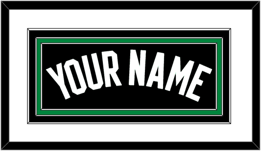 Boston Name - Black Statement - Premier Tier 1