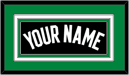 Boston Name - Black Statement - Premier Tier 2