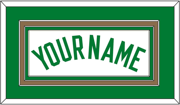 Boston Name - Home White (1972-2018) - Triple Mat 2