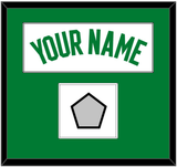 Boston Name & Trophy Patch - White Association - Single Mat 1