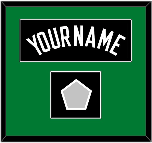 Boston Name & Champions Patch - Black Statement - Essential Tier 2