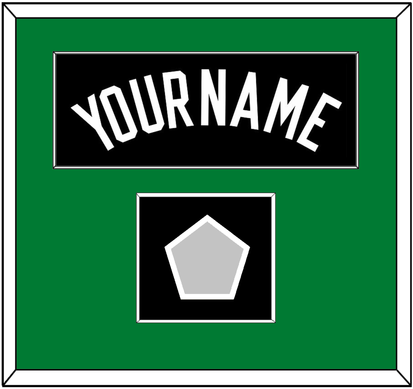 Boston Name & Champions Patch - Black Statement - Essential Tier 2