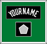 Boston Name & Finals Patch - Black Statement - Single Mat 2