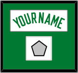 Boston Name & Champions Patch - Home White (1972-2018) - Single Mat 1