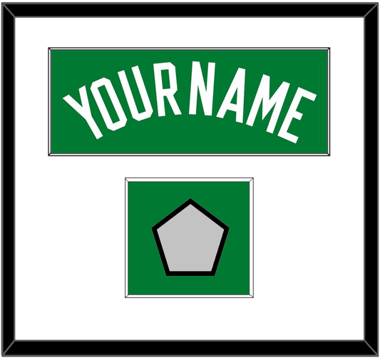 Boston Name & Champions Patch - Road Green (1972-2018) - Essential Tier 1