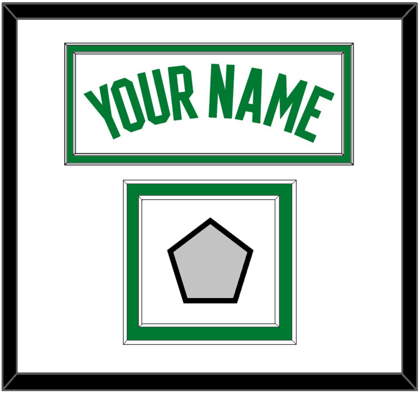 Boston Name & Finals Patch - White Association - Signature Tier 1