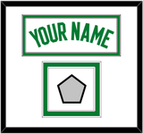 Boston Name & Finals Patch - White Association - Double Mat 1